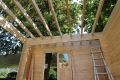 2023-09-11-Blockhauswandfertigstellung-Pfetteneinbau-029