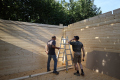 2023-09-11-Blockhauswandfertigstellung-Pfetteneinbau-002