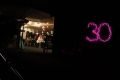 30 (Lichterkette auf Gitter)